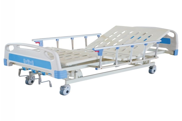ZC-A06 ABS bed, manual three function lifting nursing bed